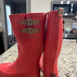 Chooka Tulip Red Waterproof Boots